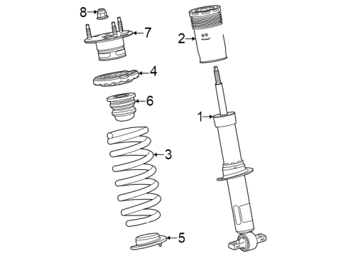 2023 Chevy Colorado Struts & Components Diagram 3 - Thumbnail