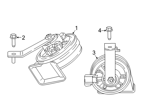 2018 Cadillac XT5 Horn Diagram