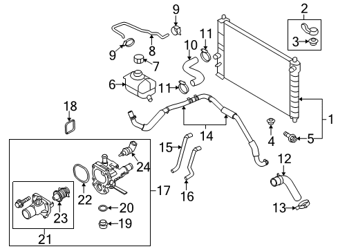 2011 Chevy Aveo5 Connector Hose Clamp Diagram for 94530038
