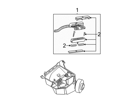 2004 Cadillac DeVille Engine Harness Diagram for 25771972