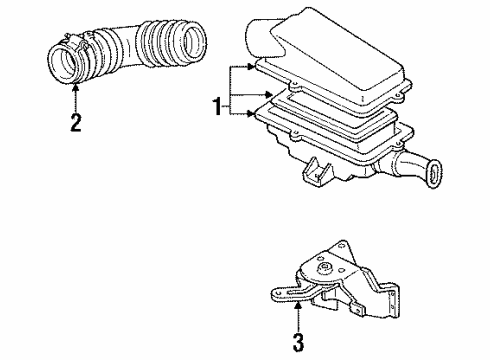 1992 Pontiac Grand Prix Air Intake Diagram