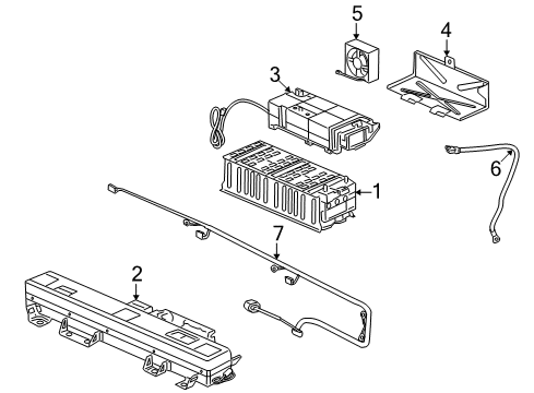 2007 Saturn Vue Fan Diagram for 15291365