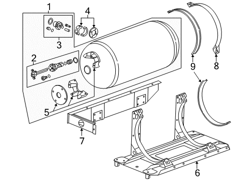 2015 Chevy Silverado 2500 HD Fuel System Components Diagram 4 - Thumbnail