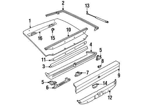 1987 Chevy Cavalier Hardware Diagram