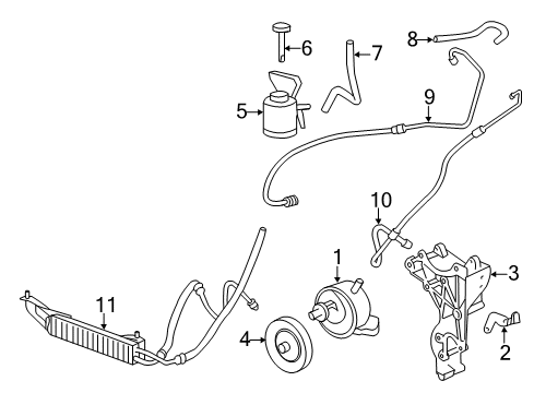 2006 Chevy Express 1500 Suction Hose Diagram for 15788686