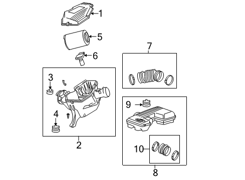 2005 Chevy Colorado Air Intake Diagram 2 - Thumbnail
