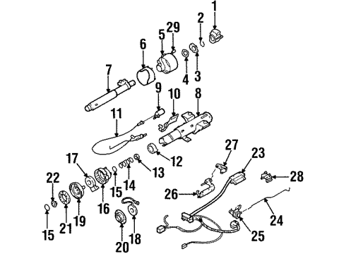 1997 Cadillac Seville Switches Diagram