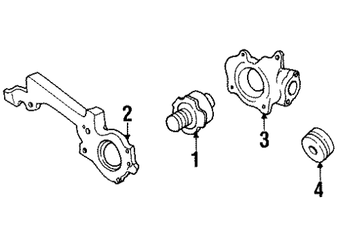 1997 Cadillac Seville Water Pump Diagram