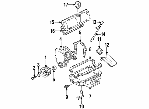 2001 Chevy Lumina Engine Parts Diagram