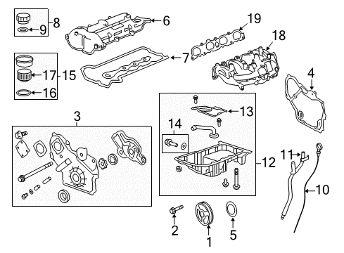 2010 Chevy HHR Engine Parts Diagram