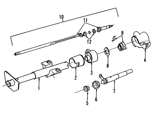 1992 Chevy Caprice Steering Column Diagram