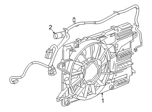 2019 Chevy Malibu Cooling Fan Diagram 2 - Thumbnail