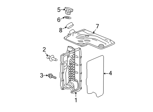 2010 Chevy Malibu Transaxle Parts Diagram 4 - Thumbnail