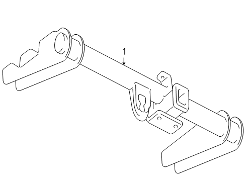 2005 Chevy Silverado 2500 HD Trailer Hitch Components Diagram