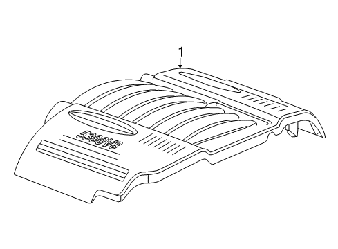 2006 Chevy Monte Carlo Engine Appearance Cover Diagram 3 - Thumbnail