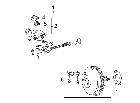 2003 Pontiac Vibe Dash Panel Components Diagram