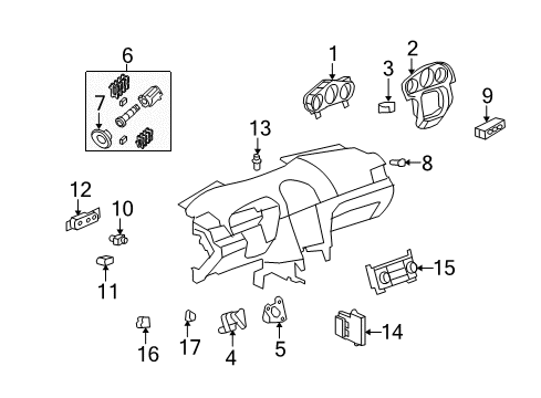 2009 Saturn Aura Blank Cover Diagram for 22690075