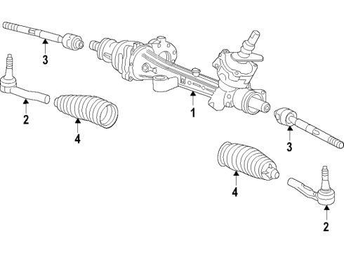 2017 Chevy Volt Steering Gear & Linkage Diagram 2 - Thumbnail