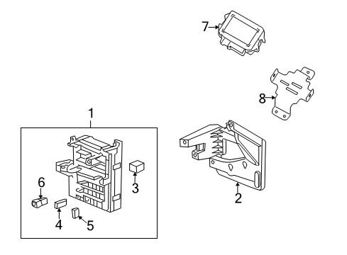 2012 Cadillac CTS Electrical Components Diagram 16 - Thumbnail