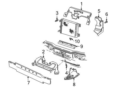 1998 Chevy Camaro Air Baffle Diagram