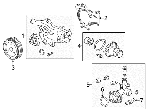 2017 Chevy Sonic Water Pump Diagram