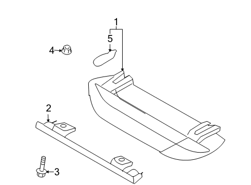 2011 Chevy Aveo5 High Mount Lamp Diagram for 96451125