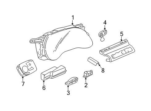 2000 Cadillac DeVille Automatic Temperature Controls Diagram