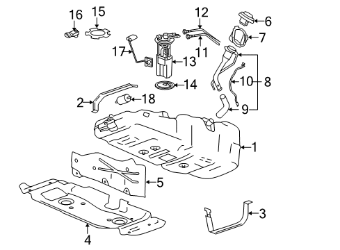 2005 Chevy Colorado Fuel Supply Diagram