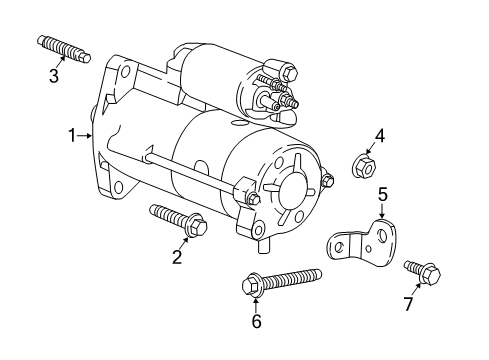 2024 GMC Terrain Starter Diagram