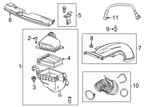 2025 Chevy Trailblazer Filters Diagram