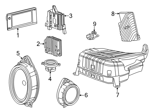 2024 Chevy Silverado EV Sound System Diagram