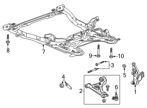 2017 Chevy Trax Front Suspension Components Diagram