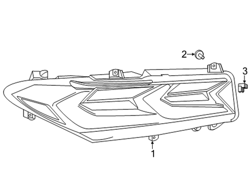 2025 Chevy Corvette Tail Lamps Diagram 2 - Thumbnail