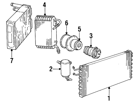 1987 Chevy Blazer Blower Motor & Fan Diagram