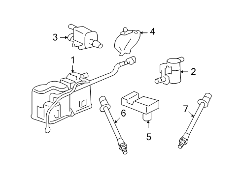 2009 Chevy Malibu Vapor Canister Diagram