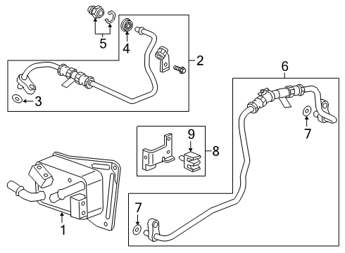 2020 Chevy Blazer Trans Oil Cooler Diagram