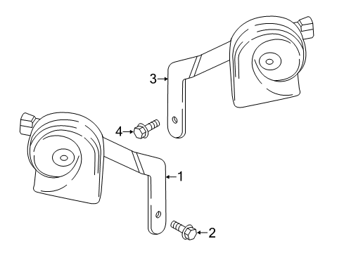 2024 Buick Envision Horn Diagram