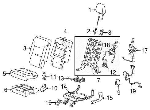 2019 Buick Enclave Third Row Seats Diagram