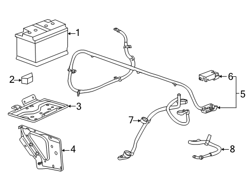 2012 Chevy Silverado 2500 HD Battery Diagram 2 - Thumbnail