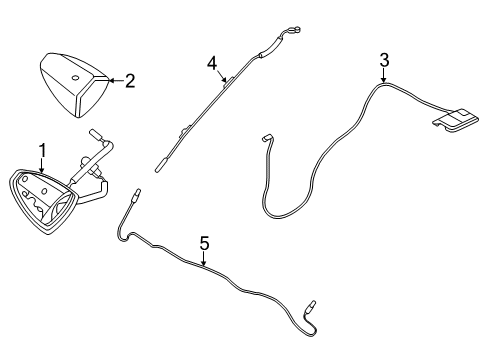 2015 Chevy City Express Antenna & Radio Diagram