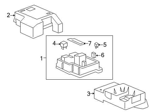 2011 Chevy Tahoe Fuse & Relay Diagram 3 - Thumbnail