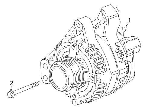 2024 GMC Acadia Alternator Diagram