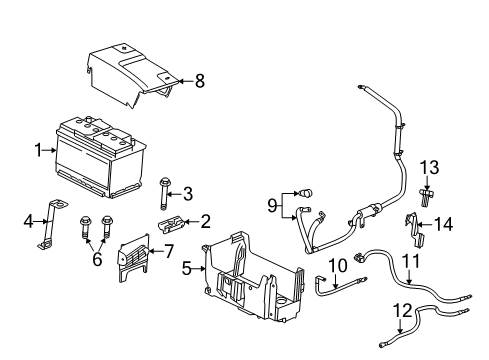 2013 Buick LaCrosse Battery Diagram