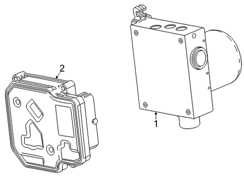 2022 Chevy Corvette ABS Components Diagram