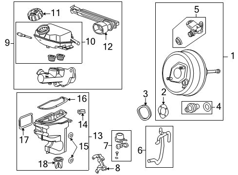 2007 Saturn Sky Air Inlet Assembly Upper Seal Diagram for 89024993