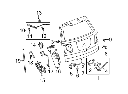 2010 Saturn Outlook Wire Harness Diagram for 20840594
