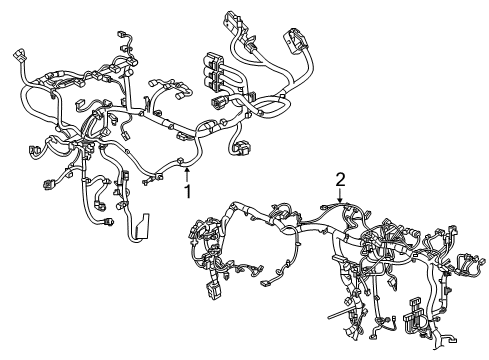 2021 GMC Acadia Electrical Components Diagram 2 - Thumbnail