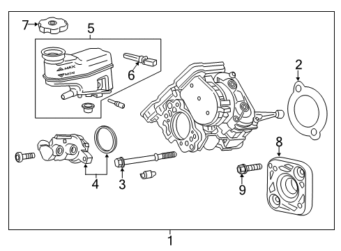 2019 Chevy Malibu Dash Panel Components Diagram