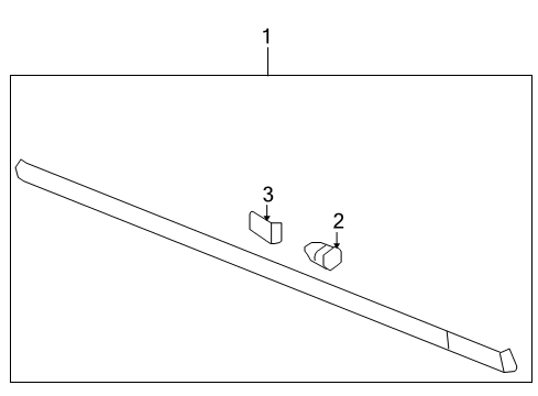 2006 Buick Terraza Exterior Trim - Pillars Diagram