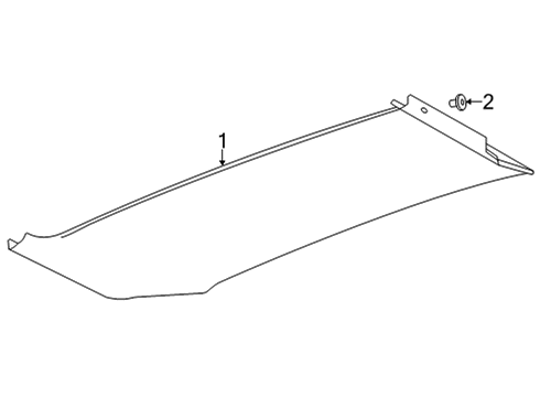 2025 Chevy Corvette Interior Trim - Top Diagram 4 - Thumbnail